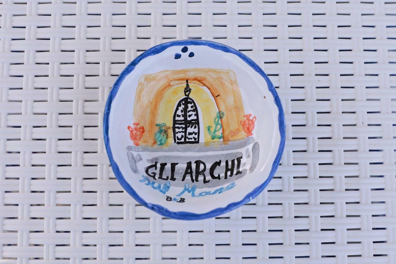 ガエータ Gli Archi Sul Mare Bed & Breakfast エクステリア 写真